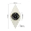 Relógios de parede American Light Luxury Clock Personalidade Creative Fashion Living Room Art Nordic Modern Minimalist Watch