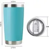 20oz Tumbler из нержавеющей стали.