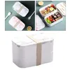 Dinyire Sets Bento Lunch Box bestek Set moderne Bento-stijl Design Meal Prep Containers voor gezonde volwassenen