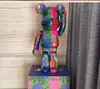 Yeni% 400 aksiyon oyuncak rakamları 28cm Bearbrick Andy Wahol Flower Limited Koleksiyon Moda Aksesuarları Medicom Oyuncaklar