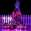 Strängar 20m/10m/30m Solar LED -ljus Utomhussträngsljus Fairy Juldekorationer för Home Street Garlandsgardin