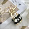 Key Rings 2021 New Arrive Lock With Shape Pendant Metal Keychain For Women Party Gift Bestfriend Jewelry 87C3 Drop Delivery Dhm6G