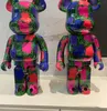 NOWOŚĆ 400% Figury zabawek akcji 28 cm Bearbrick Andy Wahol Flower Limited Collection Fashion Akcesoria Medicom Toys