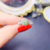 Cluster Rings 925 Sterling Silver Opal Natural Gem Jewelry Ring Women's Luxury Necklace Christmas Gift With