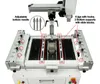 STAZIONE SOLDER 3 zone R690 V.3 ARIA CHOT BGA Rework Station Machine 4300W Saldatura per saldatura per riparazione di chip Controllo touch screen