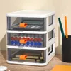 5-lagers låda skrivbord förvaringslåda plastdokument diverse hållare kosmetisk skåp arrangör skrivbordsmakeup