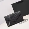 Modedesigner kvinna väska kvinnor axel väska handväska handväska original låda äkta läder korskålkedja hög kvalitetskvalitet