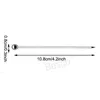 Stainless Steel Round Bead Sticks Metal Fruit Stick Toothpicks Creative Bar Cocktail Decoration Tool Party Cake Dessert Sticks BH8192 TYJ