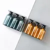 Bouteilles de rangement 3PCS 500 ml Ensemble de bouteilles vides Shampooing Gel Gel Clairer Press Pompe Soap Dispenser Body Wash Bathroom Refipillable