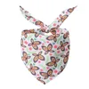 Abbigliamento per cani Cute Butterfly Printting Bandane Animali domestici Bavaglini Sciarpa Cat Neck Poliestere Accessori per animali domestici Forniture Drop Ship