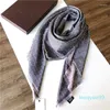 Scarves 2022 Scarf For Men And Women Oversized Classic Check Shawls Designer Luxury Gold Silver Thread Plaid Shawl Size 140 140CM21