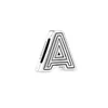 Gümüş Stripe Mektup Boncuklar Takımlar Bilgilet 26 İngilizce Mektuplar Moda Avrupa ve Amerikan Popüler Seryantlar Diy Fit Pandora Kadın Tasarımcı Takı