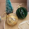 Décoration de fête 8/10cm boules de verre de noël ornements pour arbre de noël Vintage sphères élégantes décorations de l'année de la maison 2023