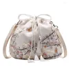 Evening Bags Bag Female Small Canvas Messenger Chinese Wind Fairy Purse Clothing Antique Shoulder