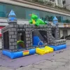 Trampolines de iglesia personalizados, dinosaurio que salta, castillo inflable, casa de rebote para fiestas, envío a puerta