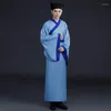 Costume d'érudit d'usure de scène vêtements masculins Film de Hanfu ancien Performance traditionnelle chinoise