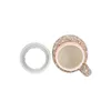 Tazze da 300 ml Tazza da caffè con diamanti fatti a mano con strass Tazza da bottiglia scintillante con coperchio da ufficio per regalo