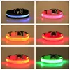 Hundhalsar Cool LED PET COLAR NATT S￤kerhet blinkande gl￶d i de m￶rka koppelhundarna Lysande fluorescerande f￶rn￶denheter