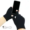 Gants de cyclisme USB électrique chauffant sans doigts rechargeable femmes hommes chauffe-mains hiver chaud pour les sports ski course à pied