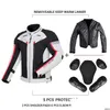 Motorcycle Apparel Ghost Men Jacket Suit Waterproof Chaqueta Moto Windproof Motorbike Riding Jacketadd Protective Gear Clothing1 Dro Dhx6Y