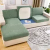 Chair Covers Elastic Solid Color Sofa Cover Furniture Protector Velvet Plush L Shaped Cushion Couch For Kids Pets