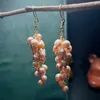 Dangle Earrings Freshwater Pearl Beads Grapes Cluster Eardrop Party Year Christmas Accessories CARNIVAL Easter VALENTINE'S DAY