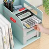 Document Tray Desktop Multifunction Storage Box Pen Pencil File Holder Office Desk Organizer School Supplies