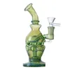 Sigara Boruları Heady Cam Bongs Hookahlar Yeşil Mavi Aksesuarlar Duş Başlığı Percolator Faberge Fab Yumurta Dab Yağ Donanları Kase WP2 DHDVM