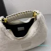 5A torebki od projektantów torebki TF SHEARLING BIANCA MINI HOBO torba moda luksusowe 215 kobiet torby na ramię Crossbody nowość