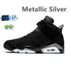 6 män basketskor jumpman 6s sneaker aqua gul ockra omvänd oreo cool grå toro metallisk silver midnatt marin infraröd un hare mens tränare sport sneakers