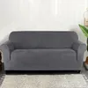 Chair Covers Simple Suede Solid Color Sofa Cover Stretch Tight Wrap All-inclusive For Living Room Funda Couch Home Deco