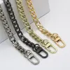 Bag Parts & Accessories Bags Chains Gold Belt Hardware Handbag Accessory Metal Alloy Chain Strap For Women Straps167f