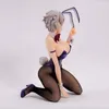 Miniatures Toys Native Beautiful Girl Series Rei Tsukushi Miss Black Rabbit 1/4 PVC Figure Sexy Collection Model Doll Toy Ornamen