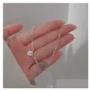 Chaîne Style Coréen Bracelet Mignon Étoiles Lune Lien Pendentif Transport Perle Filles Exquis Ciel Étoilé Bijoux Ins Nouvelle Livraison De Baisse Brac Dhslq