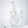 Rury palenia Wysyłka morski hookahs MTI Style Glass Bong 14 mm 18 mm prysznic prysznicowe platformy DAB Unikalne kształty rurka wodna Bongs o grubości 4 mm dhnw7