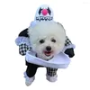 Katkostuums Halloween Dog -kostuum Big Devil Cosplay Pet Apparel Kerstmiskleding voor kleine honden en katten