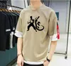 Herr t-skjortor harajuku kinesiska kungfu stj￤rna tecknad t-shirt unisex manga streetwear casual kort￤rmning ton￥ringar cosplay skjorta