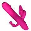 Zabawki seksu masażer Język Lekcja i ssanie teleskopu wibrującego pręta stymulacja podwórko Women's Masaż Masturbator Masturbator Produkty