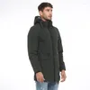 Männer Unten Dicke Warme Winter Parka Männer Fleece Mit Kapuze Jacke Mantel Military Cargo Jacken Herren Mantel Jaqueta Masculina