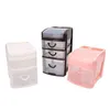 wholesale 1/2/3 Layers Transparent Desktop Drawer Type Storage Box Mini Cosmetic Organizer Sundries Holder Home Office