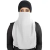 Vêtements ethniques Lot de 2 Niqab Musulman Nikab Femme Burka Amira Voile Hijab Ramadon Islamique Burqa Écharpe Arabe Cou Couvre Cagoule Chapeaux