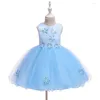 Fille Robes Robe De Mariée Bébé Sequin Dentelle Fleur Robe De Baptême Baptême Vêtements Né Enfants Filles D'anniversaire Princesse Infant Party C