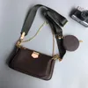 Luxurys Designers Bags L 69new Мужская трехкомпонентная сумка-портфель Honeysuckle 433 Messenger маленькая почтальонская сумка для наклона подходит модному выбору повседневной жизни