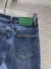 Damen Jeans Designer Milan Runway 2023 Neue Frühling Sommer Mode Bleistift Hosen Marke Gleicher Stil Luxus 0n8e