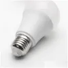 Bulbos LED BB Luz E27 85265V 3W 5W 7W 9W 12W 15W 18W LAMPILA DE LAMPADA L￡mpara de mesa L￡mparas de entrega fr￭as/calientes de entrega de entrega de ca￭da Dhti3