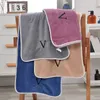 Designer Bath Towel Set Coral Velvet Fashion Towels Face Towels Luxury Unisex Absorbent Men Womens Wash Cloths V Embroider Towel