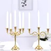 Titulares de vela Candlestick decoração criativa de estilo europeu de metal à luz de velas Base Romântica Festa de Casamento para Festas de Casamento Os adereços