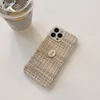Simpatico Orso tessuto reticolo Custodie per telefoni in silicone morbido per iPhone 13 12 11 14 Pro X XS Max XR 7 8 Plus SE MiNi lente proteggi cover posteriore