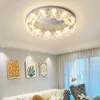 Plafonniers Lampe LED en verre moderne pour chambre à coucher Salon Étude Toit Accueil Chrome Décoration Mode Lustre Luminaire 2022