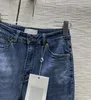 Damen Jeans Designer Milan Runway 2023 Neue Frühling Sommer Mode Bleistift Hosen Marke Gleicher Stil Luxus 0n8e